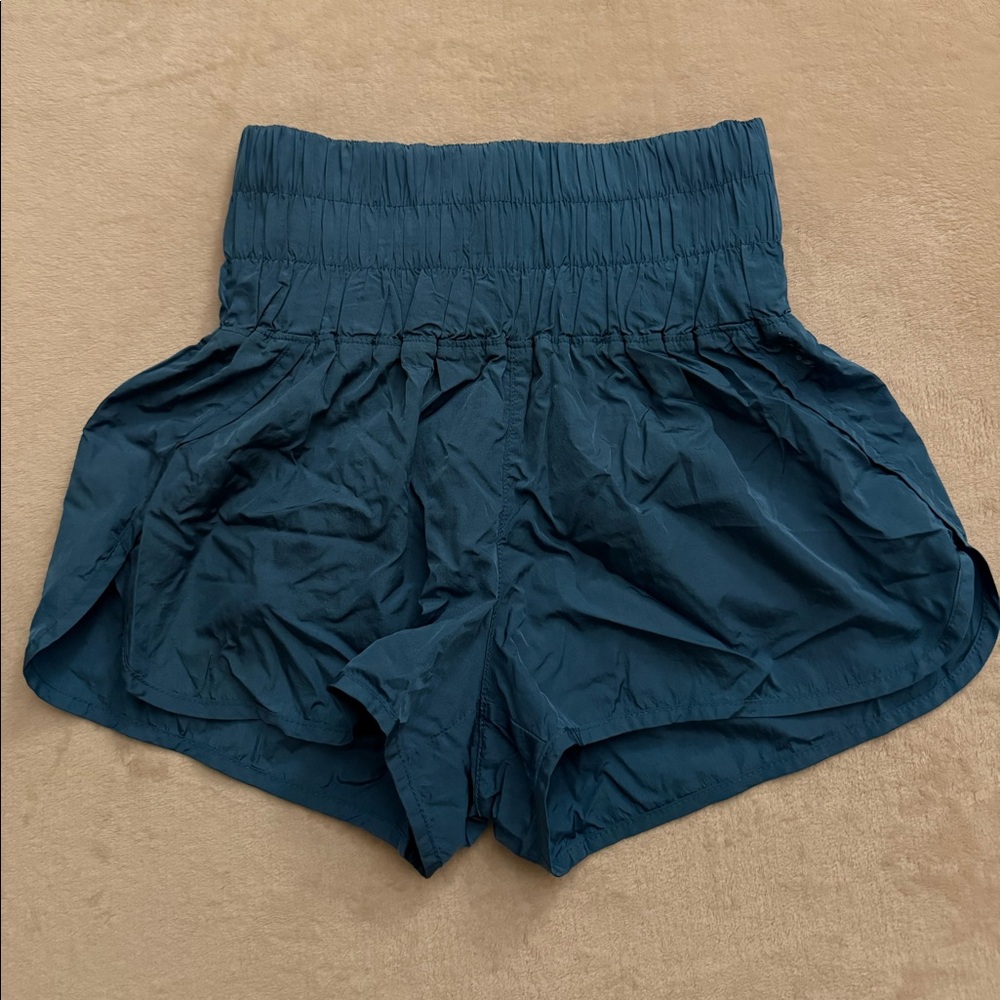 Turquoise Blue “The Way Home” Free People Shorts
